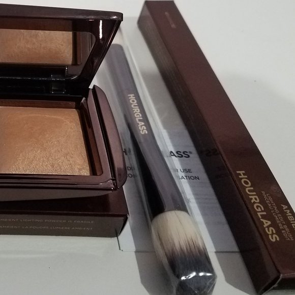 ⭐HOURGLASS SET Ambient Palette +2-Sided Brush $110 - Picture 16 of 16